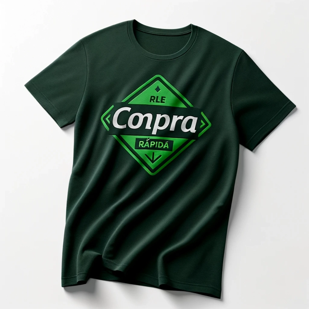 Camiseta Compra Rápida - Verde